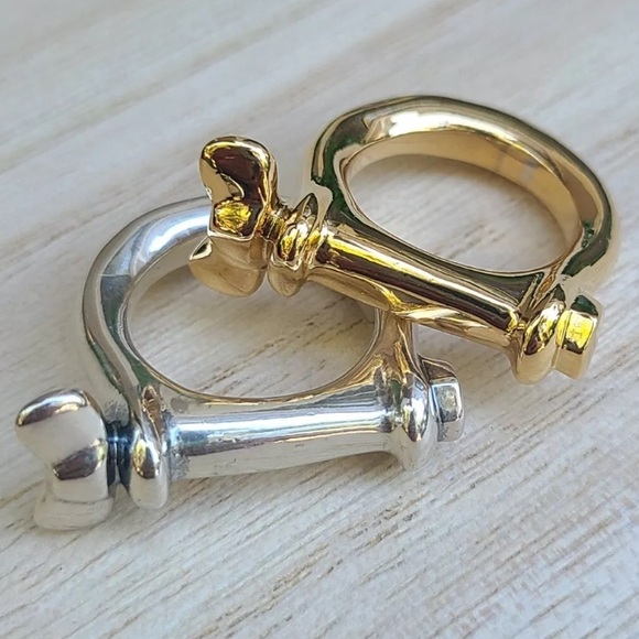 REWARD - Uno De 50 Ring - Gold plated - Various Sizes - Picture 7 of 13